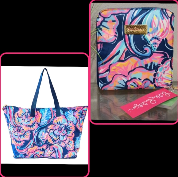 Lilly Pulitzer Handbags - 🛑🛑🛑SOLD🛑🛑🛑 Lilly Pulitzer Packable Tote Bag NWT Neon Pink